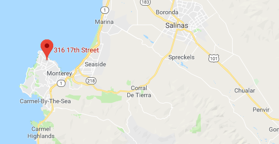 Monterey California map