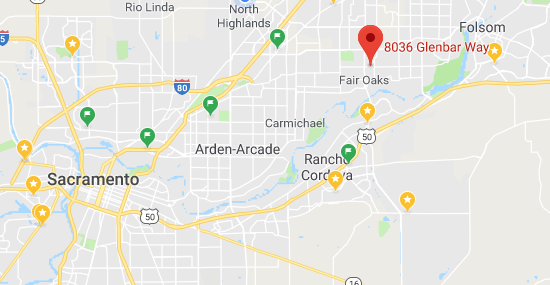 Sacramento California map